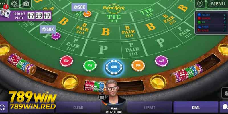 Hướng Dẫn Cách Chơi Baccarat Chi Tiết Tại Casino 789WIN Chiến thuật chơi bài Baccarat